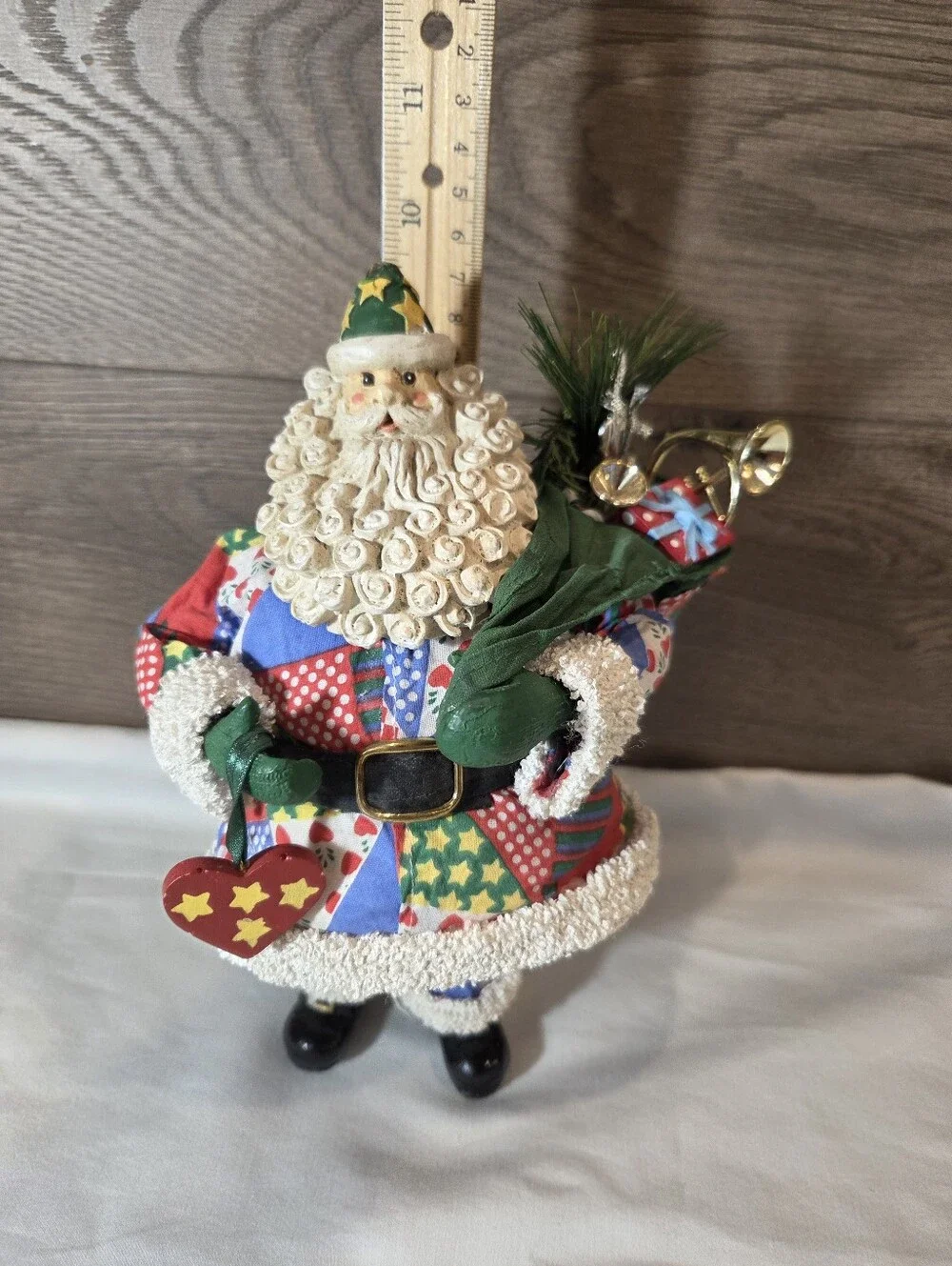 Patchwork Santa 9.5